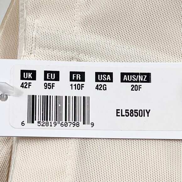 Elomi Kristie Full Coverage Wireless Bra UK 42F US 42G - Picture 6 of 9